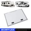 RV Storage Compartment Door RV Storage Door Aluminum Alloy Frame Support Rods Anti Rust Heavy Duty Waterproof for Motorhome