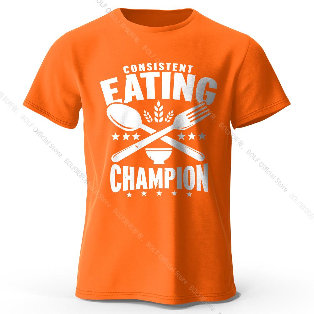 Men's Printed T-Shirt 100% Cotton Oversized Bold Graphic Tees for Women Summer Tops Foodie Streetwear