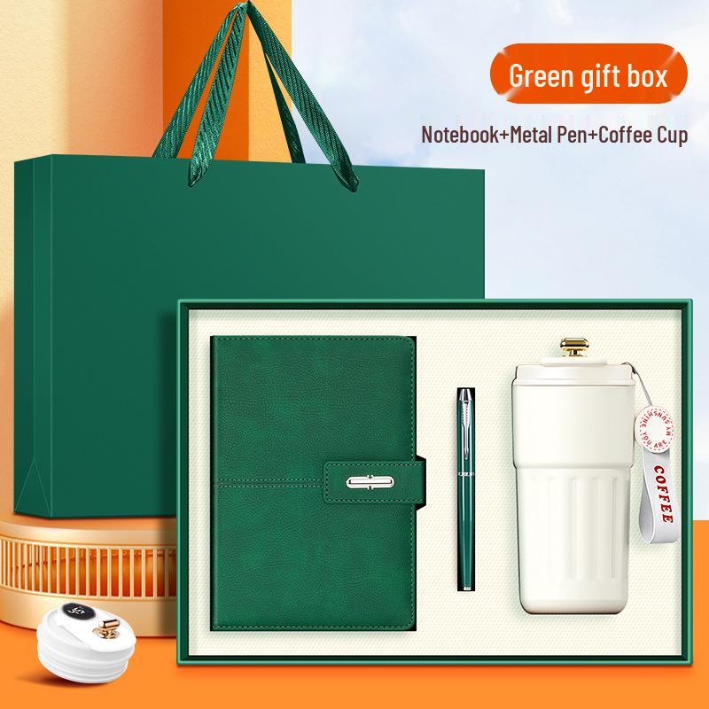 Insulated Cup, Umbrella & Notebook Gift Set for Customers, Employees & Teachers