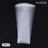 10/20 ks Průhledné PVC sáčky na šperky Taštičky Antioxidační úložný sáček Na náušnice Náhrdelník Náramek Display Balicí sáček