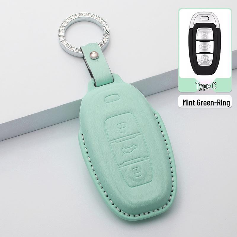 Key Cover and Buckle for Hongqi: HS5, H5, H9, HS7, H6, HS3, HQ9, and EH7 Models