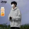 JEEP SPIRIT Men's Lamb Fleece Hooded Winter Sweatshirt
