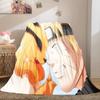 Japanese Anime Cartoon NARUTO Famous Uzumaki Naruto Blanket Soft Home Furnishing Nap Decoration Four Seasons Warm Sherpa Blanket B3