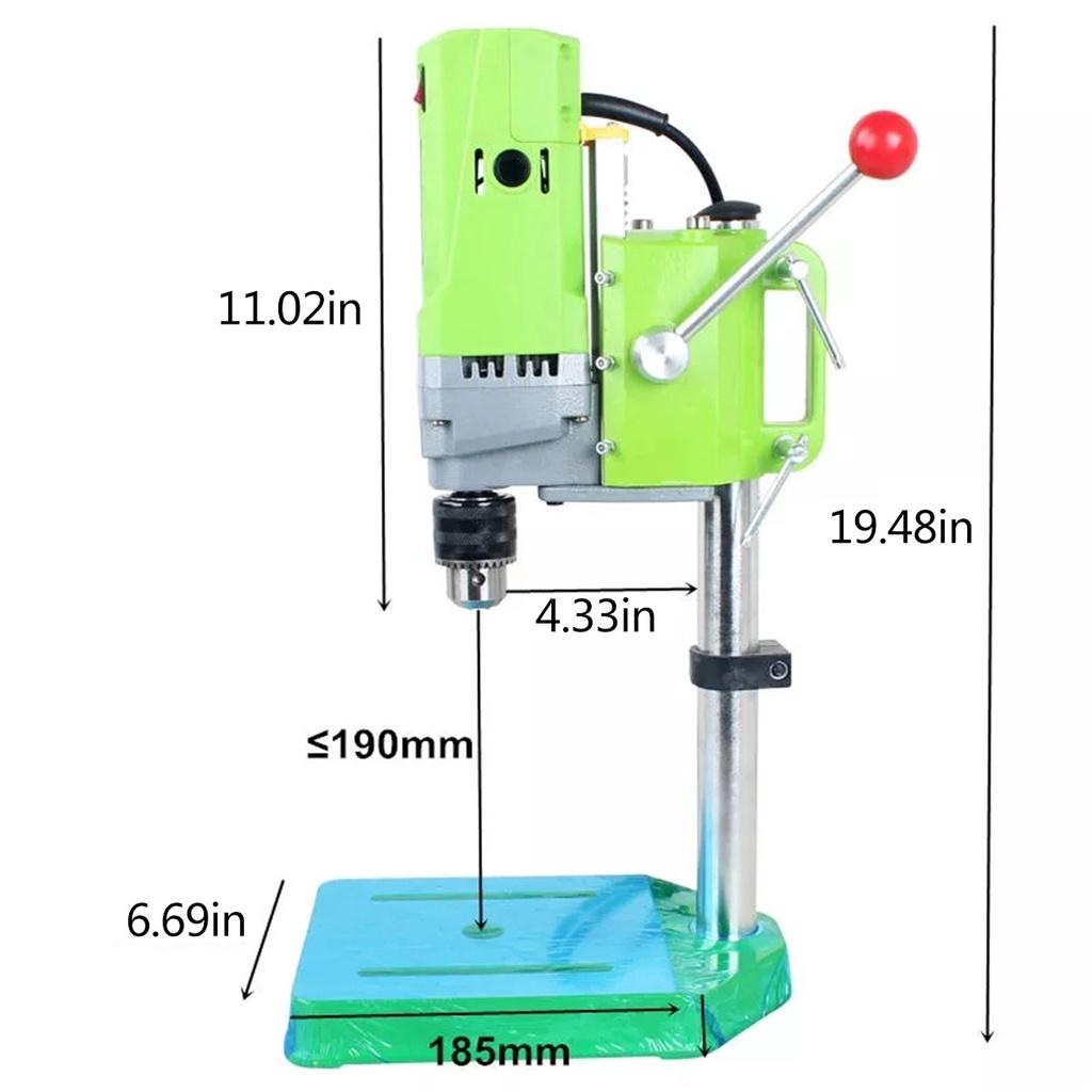 710W BG-5156E Bench Drill Stand Mini Electric Bench Drilling Machine Drill Stand Steel Chuck 1-13mm For Woodworking DIY