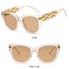 Fashionable Sunglasses Large Frame Cat Eye Sunglasses Non-Polarized Fashion Accessory 