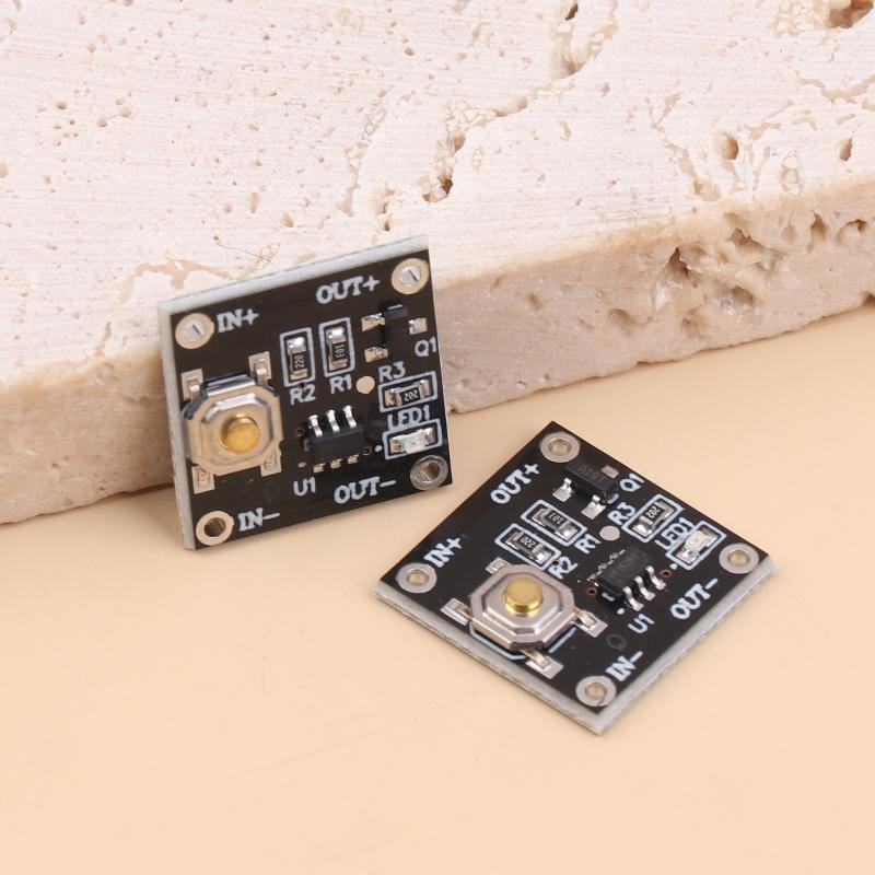 Single Bond Button Bistable Switch Board Module 2.2-5V Continuous Load 2A Low Power Micro One Key Switch 0.5Ua