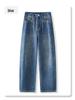 Women's Yellow Retro High-Waist Slimming Jeans, Spring 2025 Collection