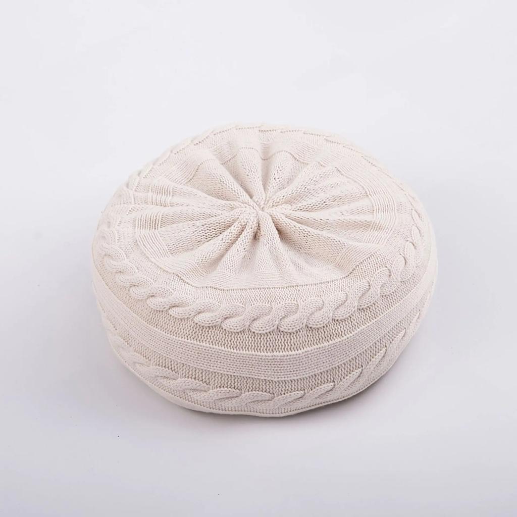 Newborn Photography Props Sofa Wraps Mat Cushion Crochet Bean Bag Baby Photo Shoot Basket Filling Posing Assist Accessories