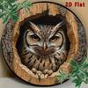 Vintage Owl Metal Wall Art Rustic Home Decor Kitchen Living Room