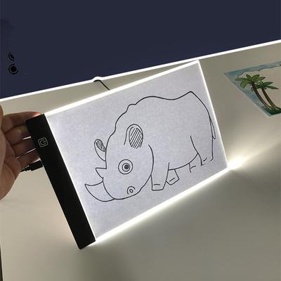 3-stufig dimmbares LED Zeichen-Kopier-Pad Board für Kinder A4 Größe Kreativität Malspiel Lernspielzeug Geschenke für Kinder