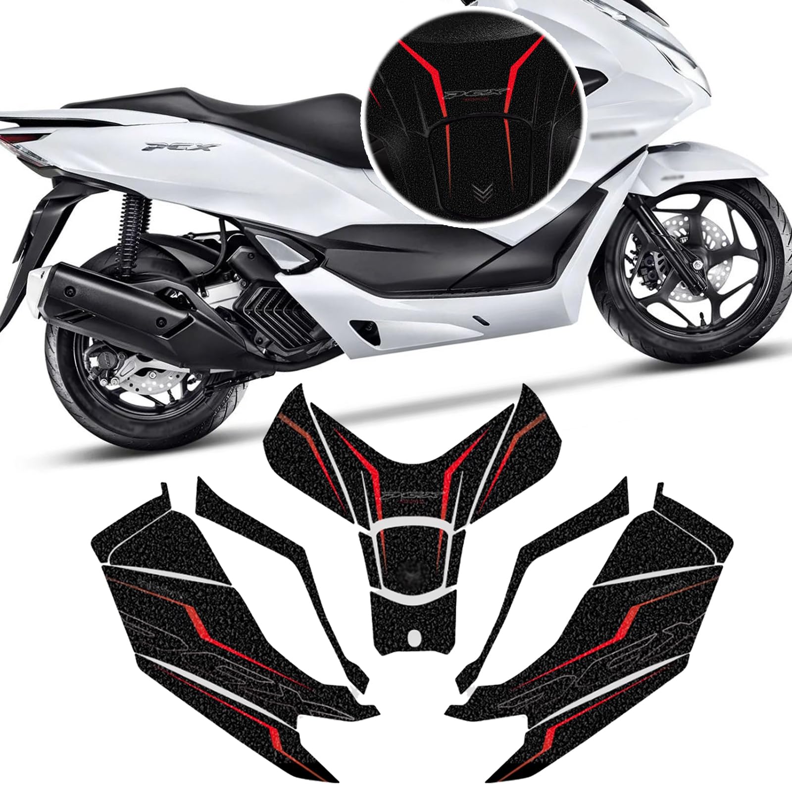 

KAGEFUNE For PCX160 2025 Sticker Correction Mat Anti-slip Tank Sticker Protective Armor Film