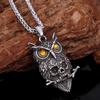 Creativo Collar de Acero Inoxidable 316L Calavera Fantasma Vintage Vikingo para Hombre Moda Neo-Gótica Rock Fiesta Colgante Amuleto Joyería