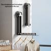 Space Saving Expandable Garment Rack With Practical Aluminum Frame Removable Adhesive Hook For Apartments Dorms