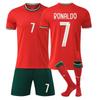 2526 Saison Fußball-Trikotset Erwachsene Kinder Training Nr. 7 C Ronaldo Trikot Fabrik