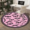 Fantasy Bat Artwork round carpet Chair cushion Round Entryway Rug, Soft Round Rugs for Living Room, Bedroom, Circle Carpet decor gifts