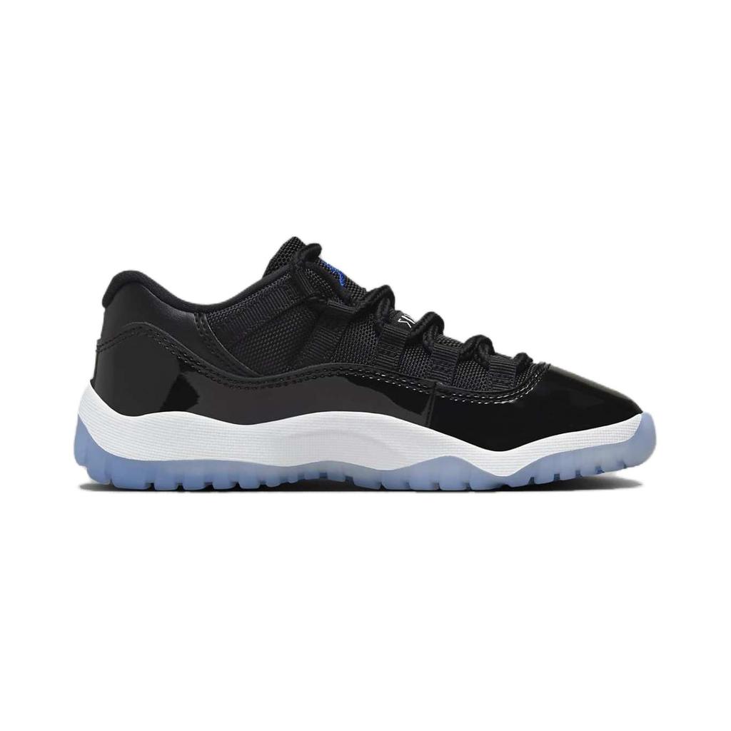 Air Jordan 11 Retro Low PS Space Jam Black Varsity Royal White Kids Shoes FV5116-004
