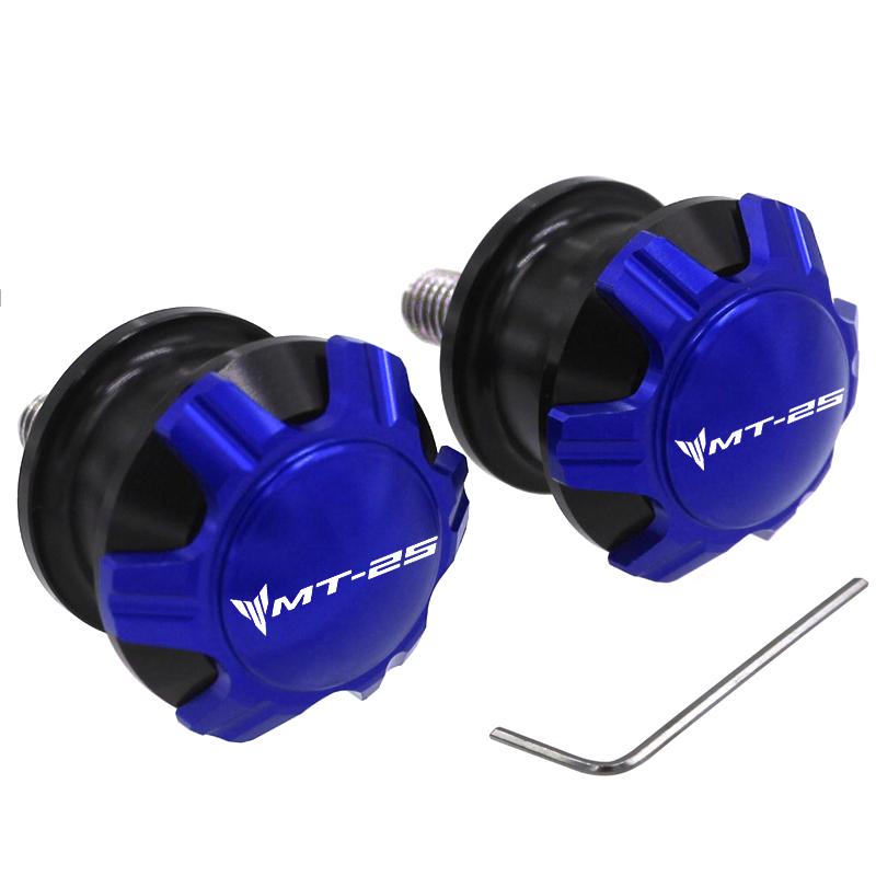 Bobine de braț oscilant din aluminiu CNC pentru motociclete, șuruburi, glisor pentru Yamaha MT-03 MT03 MT-25 MT 25 YZF R3 YZF R25 YZF-R3