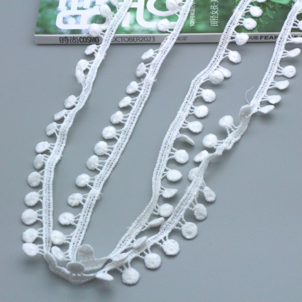 Water Soluble Lace Milk Silk Embroidery Lace, Exquisite Barcode Lace Wholesale Underwear Clothing Embroidery Lace