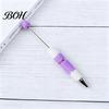 Beadable Ballpoint Pens DIY Pen, Colorful Fancy Beaded Crafting Gift for Students, Party Favors, Creative Office Supplies Novelty Rainbow