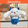 Adorable Plush Dog Keychain Soft Plushie Toy With Overalls Perfect For Gifts