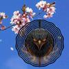 10 Inch Hanging Wind Spinner with 360 Degree Hook for Balcony Garden Decor Spring Summer Outdoor Decoration