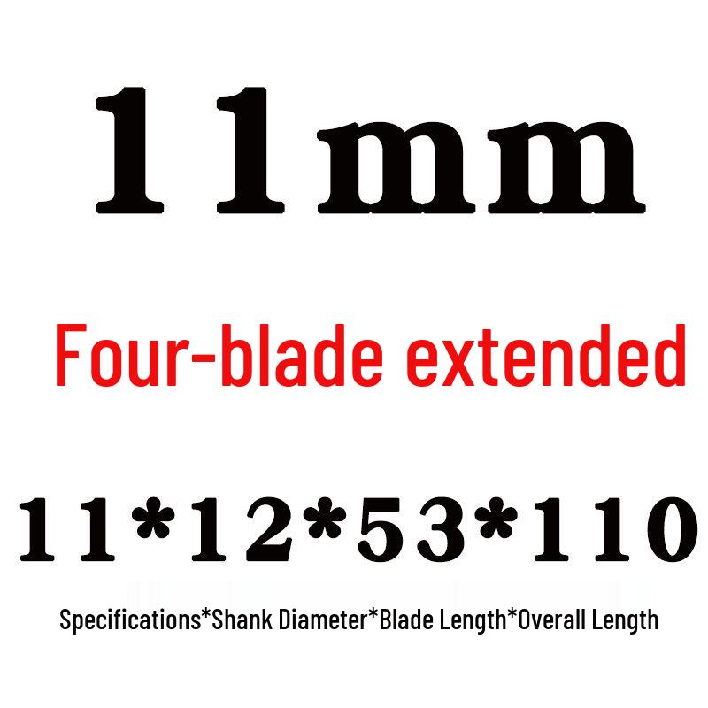 Yihai 3mm Keyway End Mill, 2 & 4 Flutes, HSS 8mm, High-Speed Steel