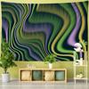 Tapiserie de Perete Linii Ondulate Psihedelice Vrăjitorie Psihedelic Hippie Boemwind Vertij Dormitor Cameră Decor Acasă