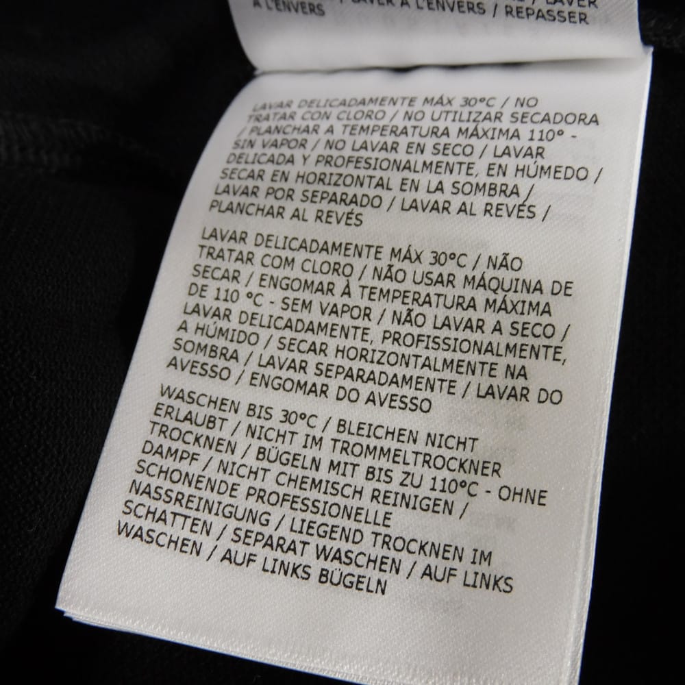 Used 12262 logo stitch patch half button 8A000 24 84673 7833 L Short sleeve Unused Tricolor Cotton Black Men's from