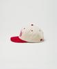 Teulaepighamoni Corduroy Round Logo Deep-Fit 5-Panel Cap_Red