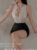 Sexy Hollowed Out Female Secretary Uniform Seductive  Tight Fitting Nightclub Bar Hip Hugging Skirt Set Fashion Sexy 3VVD