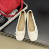 Bow Ballet Shoes Summer New Temperament Flats Retro Casual Women's Shoes