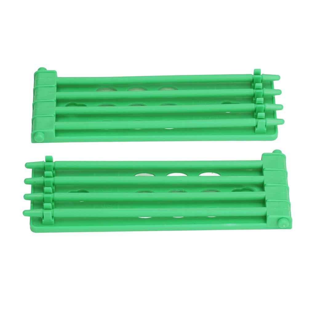 4Pcs Pigeon Leg Ring Stand 4 Column Design Large Capacity Wall Mounted Safe Durable Plastic Parrot