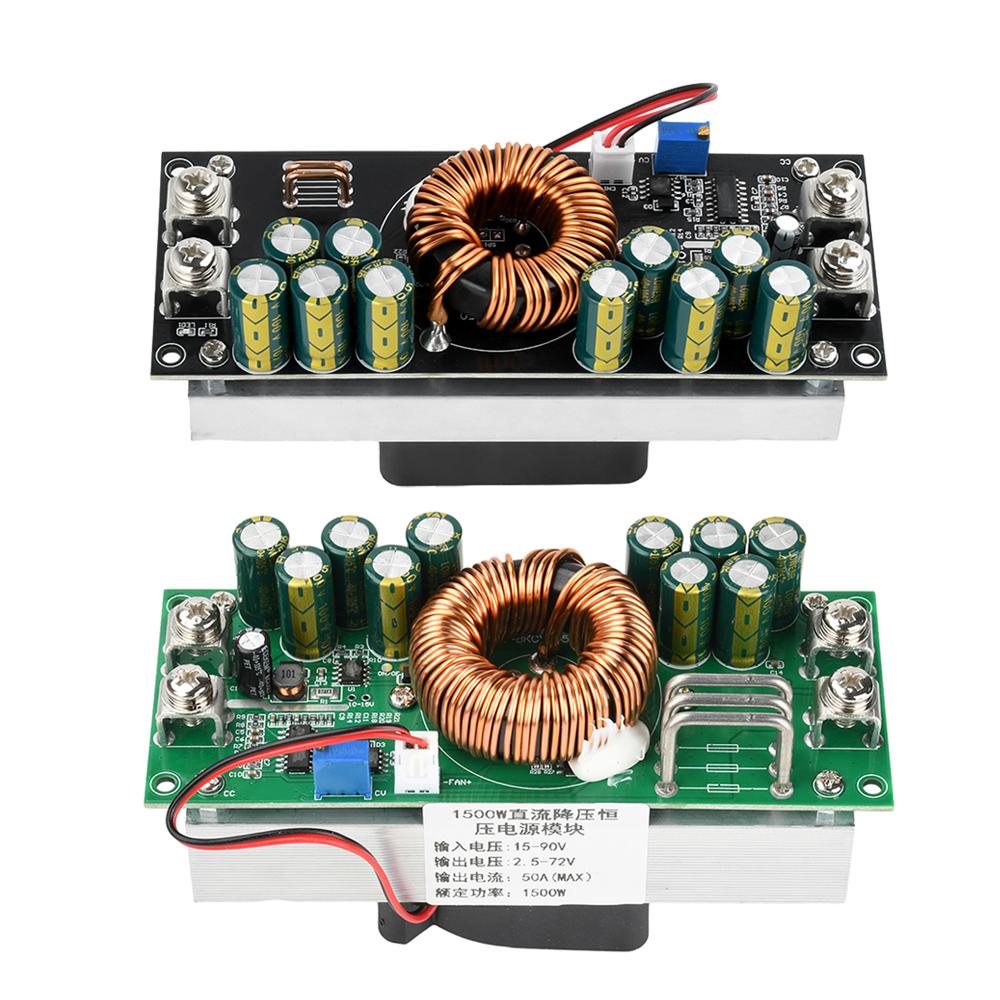 1200W 1500W DC-DC Buck Converter 15-90V to 2.5-72V 30A 50A Adjustable Step-Down Power Module Constant Voltage Power Module