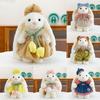 Plush Bunny Toy For Kids With Soft Short Faux Fur Perfect For Comfort And Play