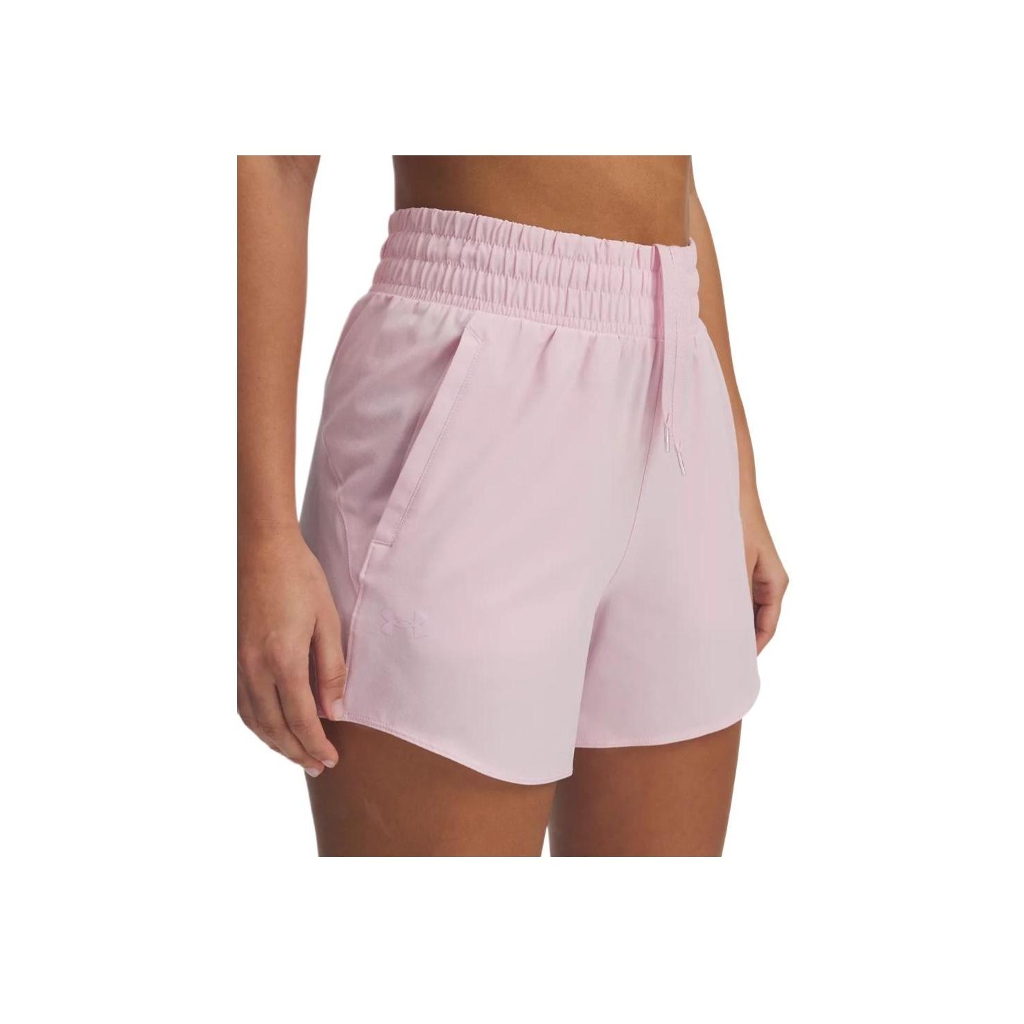 

Under Armour Flex Comfortable Classic Stylish Solid Color Versatile Sports Shorts Women shorts Pink 1376933-647 S