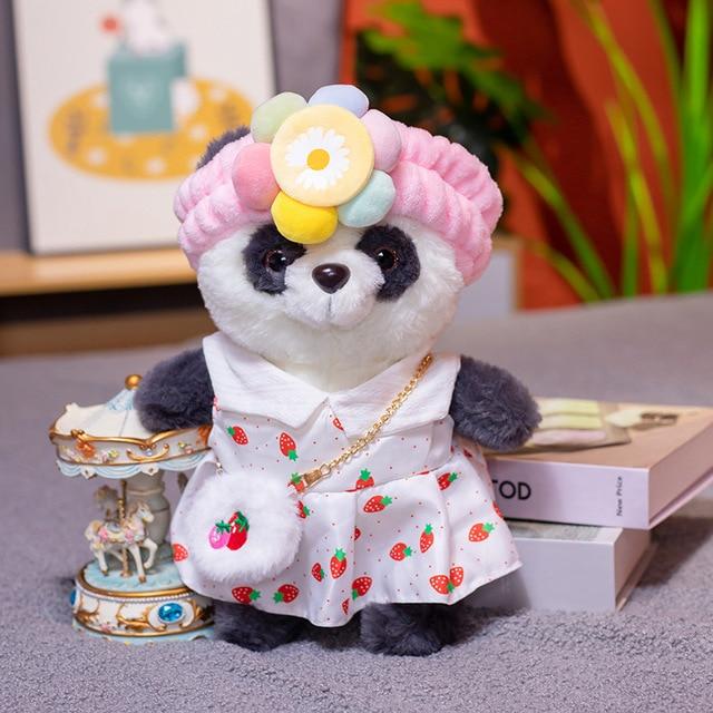 1pc 30cm Cute Lalafanfan Panda Plush Toys Lovely Bear With Dolls Stuffed Soft Animal Pillow Birthday Gift For Baby