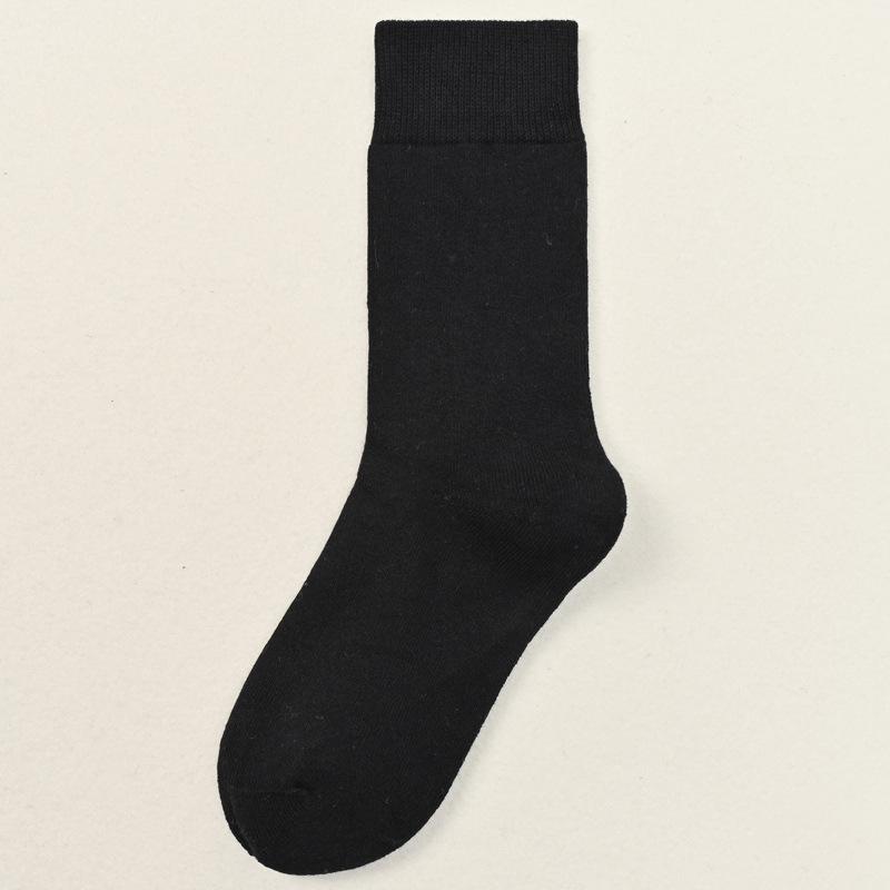 5 Pairs of Female Autumn and Winter Warm and Cold Proof Thick Wool Ring Boneless Velvet Tube Socks