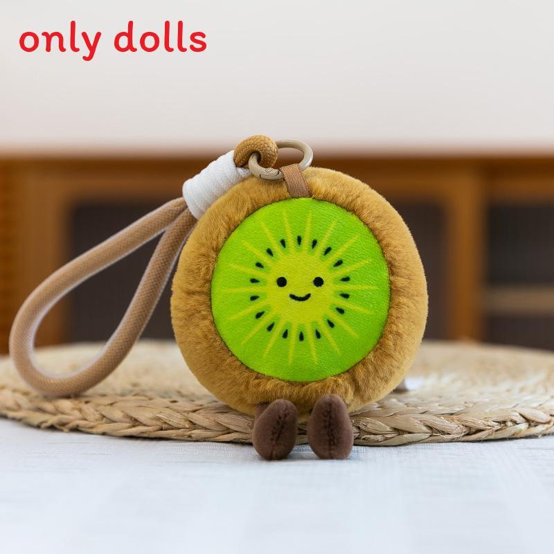 Cuter Coconut Mango Tangerine Fruit Plush Keychain With Soft Pp Cotton For Kids And Gift Enthusiasts