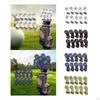 10 Pieces Golf Club Head Covers for Irons Iron Headcovers Lightweight Wedge Sleeves Games