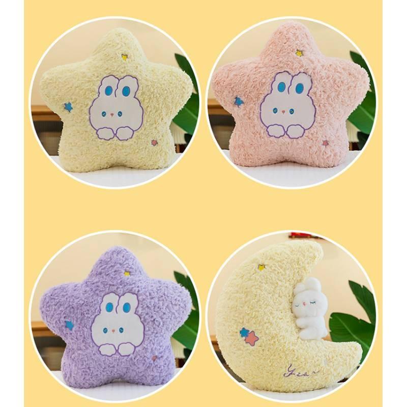 And Stars Moon Plush Toy Cartoon Stuffed Doll Room Sofa Decoration Gift Kids