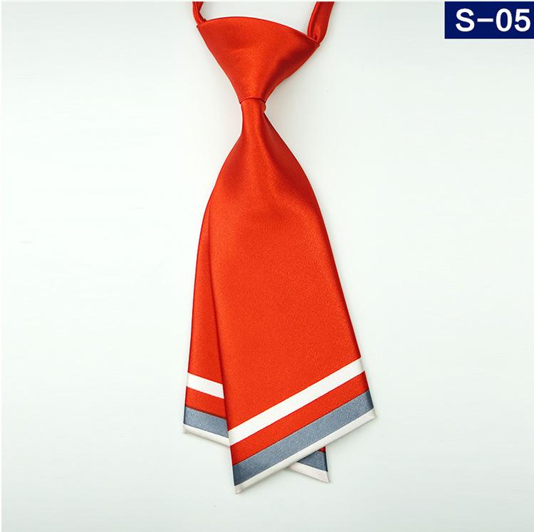 Abito 20Cm Cravatta Piccola Tinta Unita Doppio Strato Seta Imitata Corta Da Donna Cravatta Uniforme Scolastica Cravatta A Farfalla