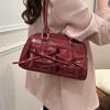 Bow Underarm Bag Women's New Niche Baguette Bag Bowling Commuter Versatile Shoulder Handbag