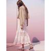 DIMANAF 2026 Neuer Rock Damen Strick Spitze Lang Spitze Durchbrochen Sexy Durchbrochen Sommer Stil Locker Basic
