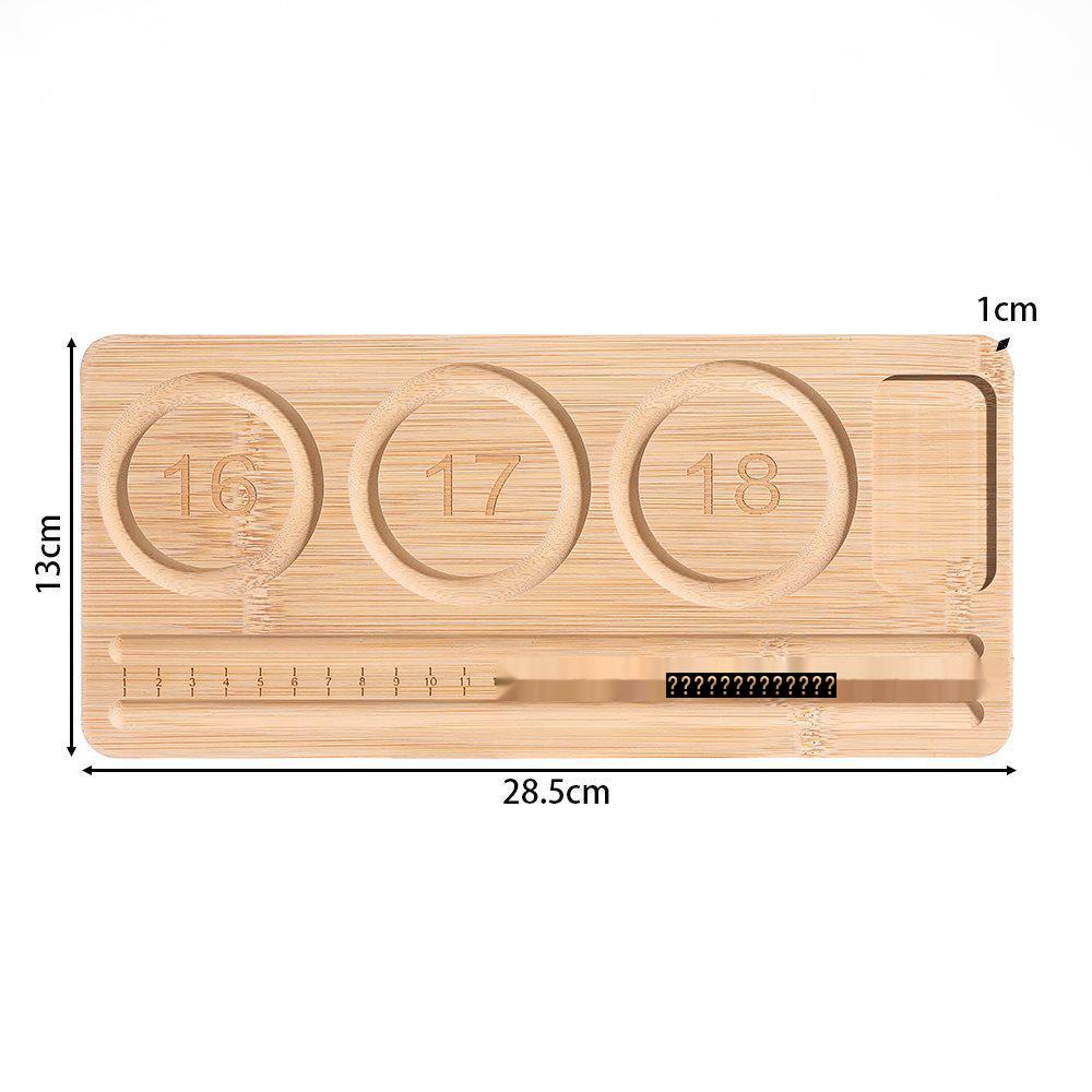 Original Pine Wood Beading Design Plate for DIY Necklace Bracelet Display and Accessories