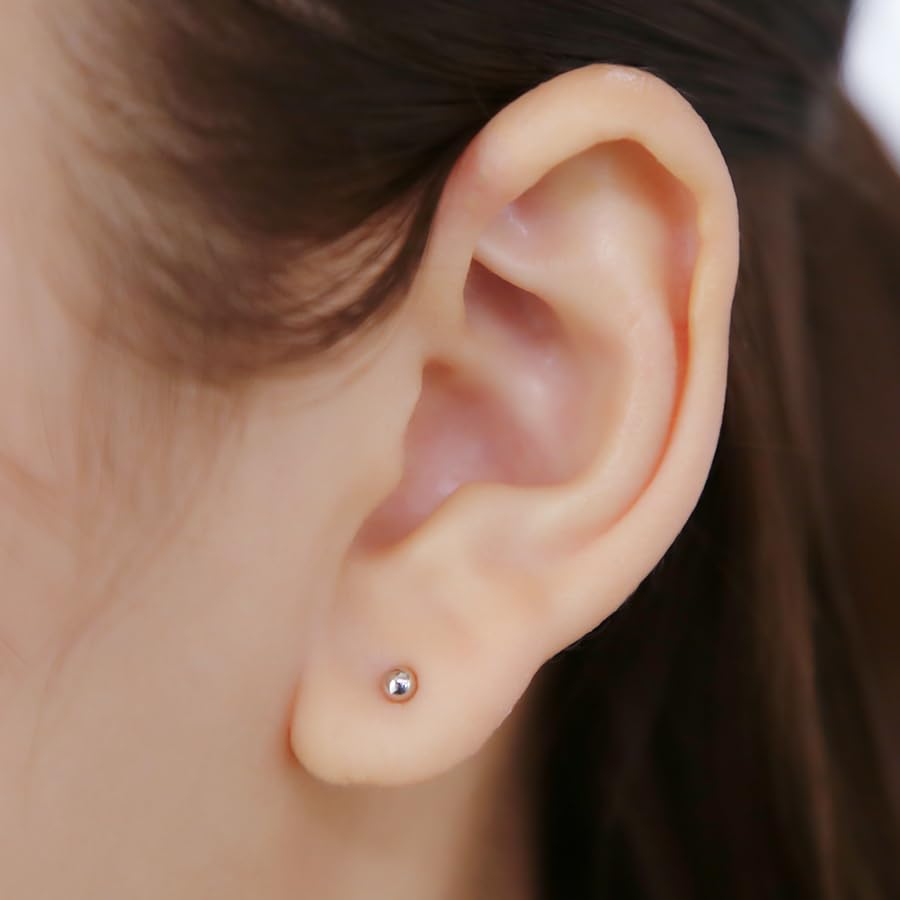 ESTELLE Platinum Earrings (3mm) 0201-4271-0018-0000
