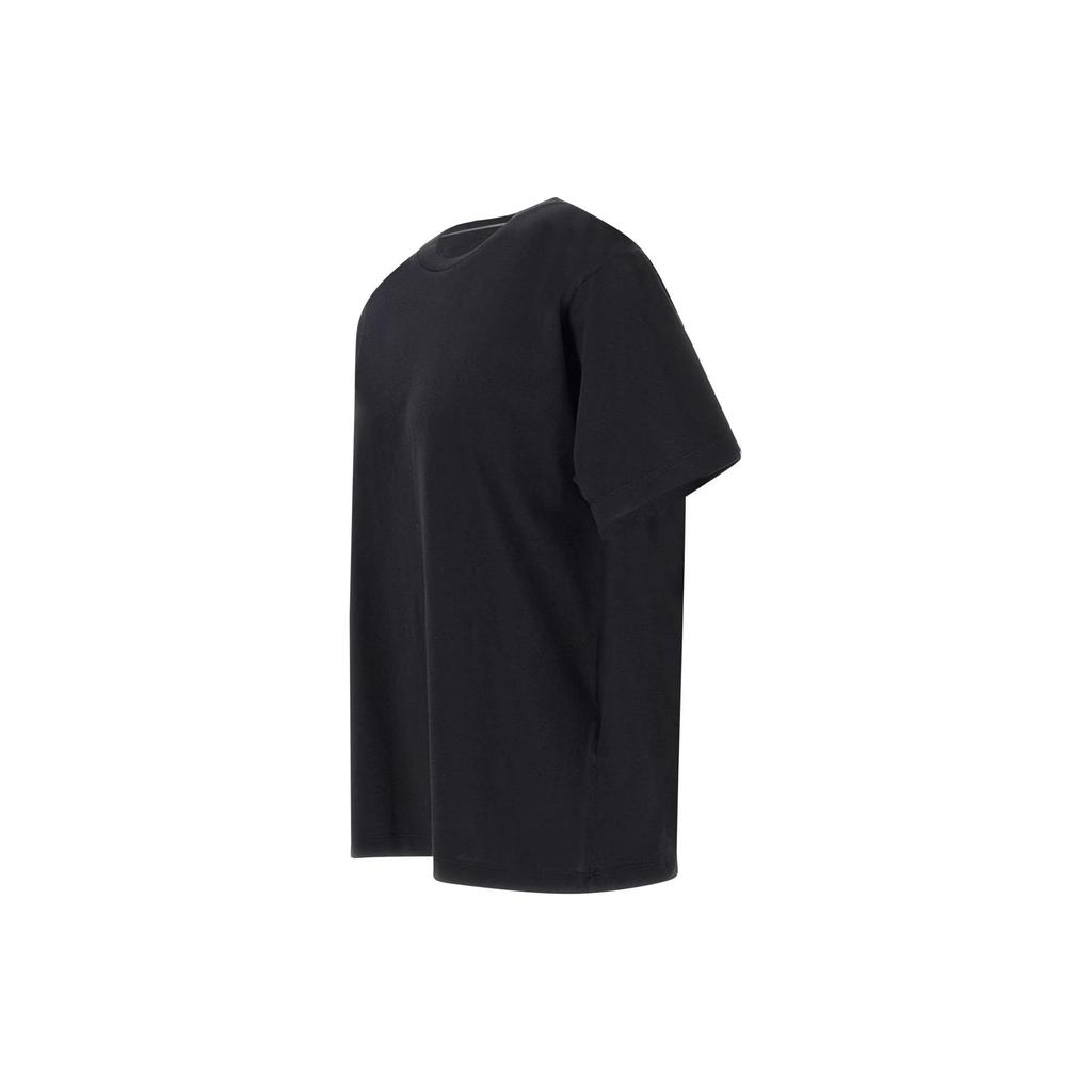 STONE ISLAND Letter Round Neck Fitted Short Sleeve T-Shirt Men Tops Black 80152RC86-V0029