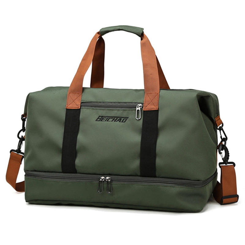 Fitness Bag Men and Women Casual Shoulder Crossbody Handbag Dry Wet Separation Large Capacity Travel Bag Outdoor Luggage Bags