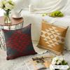 Navajo Print Muster Kissenbezug Natürlicher Leinen Bio-Stoff Beidseitiger Druck Sofa Heimdekoration Geschenk Kissenhülle