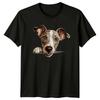 Cute Whippet Dog Peeking Funny Dog Breed T-Shirt