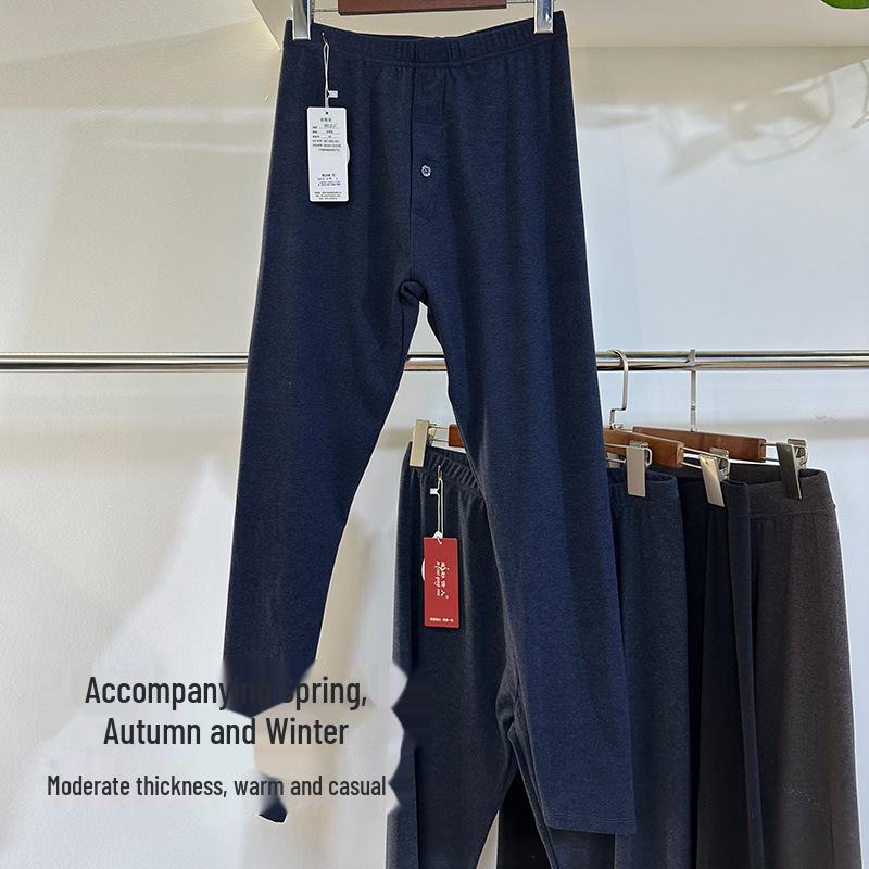 Pánské nadměrné velikosti německý sametové teplé elastické podzimní a zimní legíny